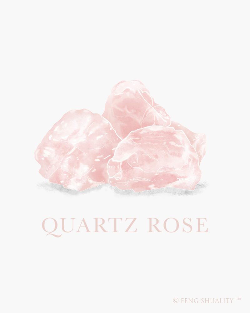 Fengshuality Carte Quartz Rose