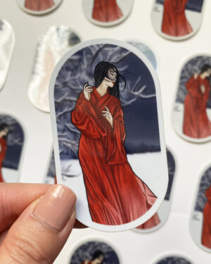 Sticker Série Femme Chinoise - Quartz Hématite