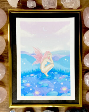 Illustration La Fée de l'Eau, Opale