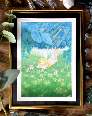 Illustration La Fée de la Forêt, Opale