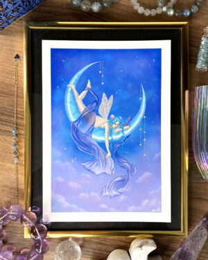 Illustration La Fée de la Lune, Opale